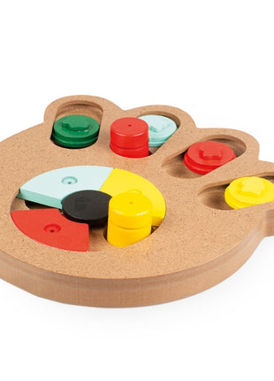 Duvoplus Intelligenzspiel Slide n Snack Puzzle Pfote