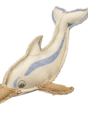 Duvoplus Hundespielzeug Canvas Delfin