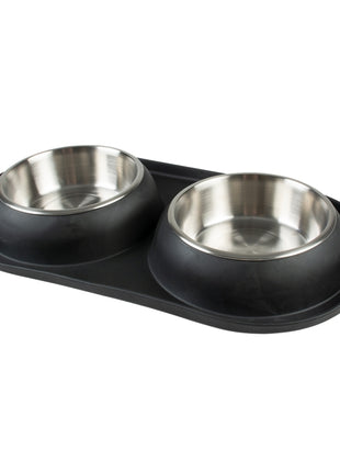 Duvoplus Dinner-Set Gummi - schwarz