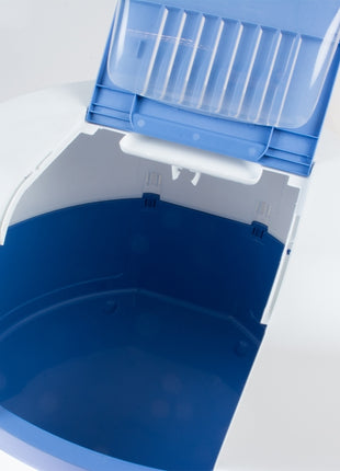 Duvoplus Eck-Katzentoilette Ariel - blau/weiß
