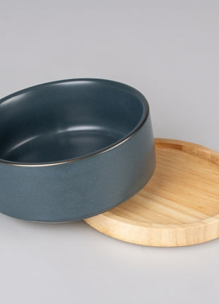 Duvoplus Keramiknapf Stone Timber blau