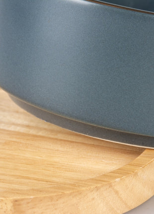 Duvoplus Keramiknapf Stone Timber blau