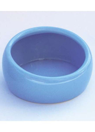 LIVING WORLD Ergonomischer Nagernapf klein blau