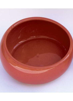 LIVING WORLD Ergonomischer Nagernapf groß terracotta