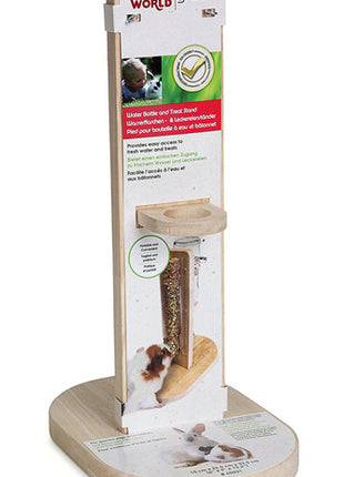 Hagen LivingWorld Green Kombiständer für Flasche + Knabberstange