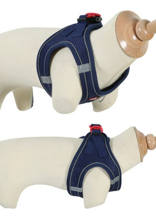 Zolux Szelki oddychające z siatki M granatowe