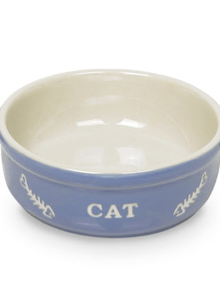 Nobby Keramikschale Cat - hellblau