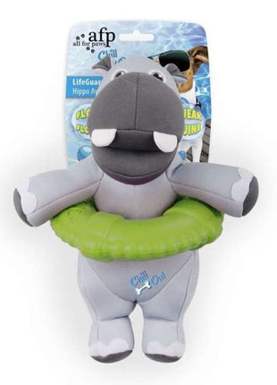 All for Paws Chill Out LifeGuard Hippo Schwimmspielzeug