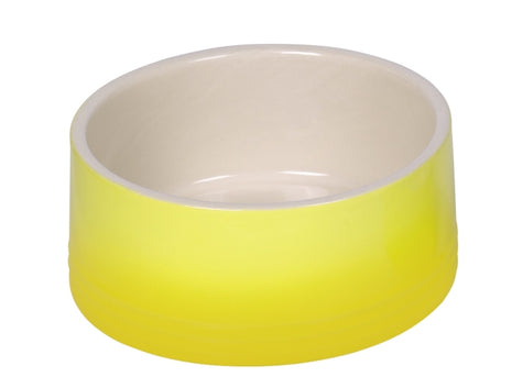 Nobby Keramiknapf Gradient - gelb - 1100 ml / Ø 18 x 7 cm