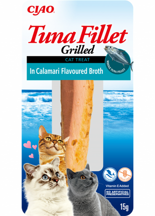 Inaba Cat Thunfischfilet mit Tintenfisch - 15 g