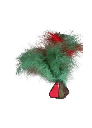 Trixie Xmas Katzenspielzeug Feder-Jute-Kegel
