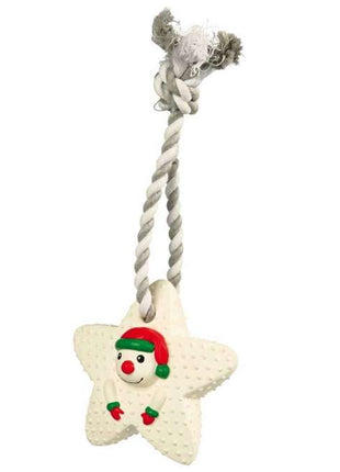 Trixie Xmas Hundespielzeug Stern am Tau