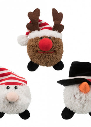 Trixie Xmas Motivball aus Plüsch