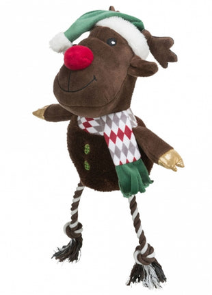 Trixie Xmas Spielzeug Rentier mit Stimme