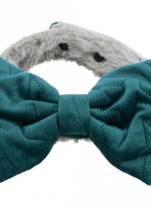 Trixie Halsband Estelle mit Schleife - grün - M?L: 40?55 cm/40 mm