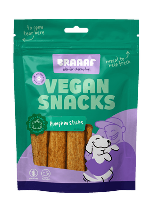 Braaaf Vegan Snack Pompoen Stick