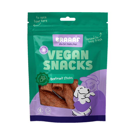 Braaaf Vegan Snack Rode Biet Stick