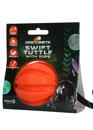 Dog Comets Swift Tuttle Met Touw Oranje