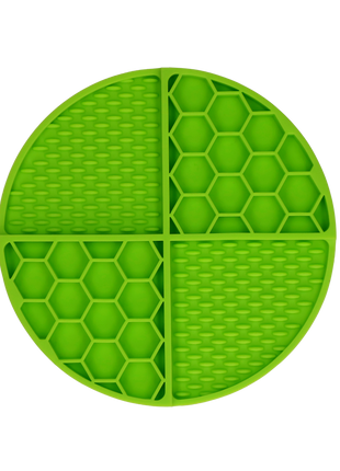 Eat Slow Live Longer Lick Mat Dimensions Circle Groen