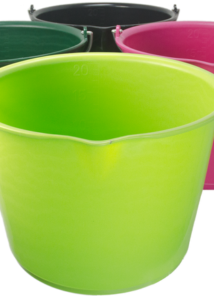 Emmer 15 l met schenktuit Groen