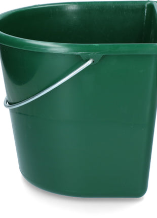Emmer met vlakke kant 15 l Groen