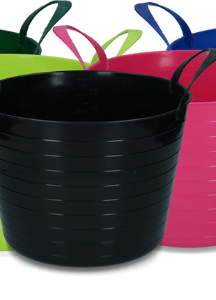 Emmer V-Trug Flexi 14 l Zwart