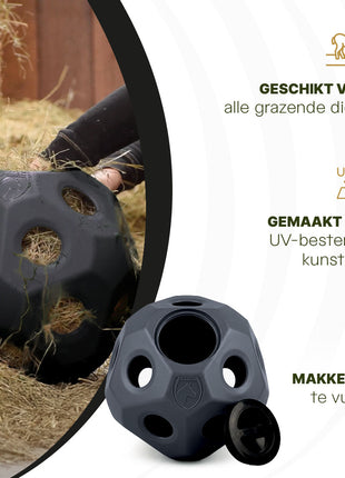Excellent Horse Feed & Play Ball Zwart