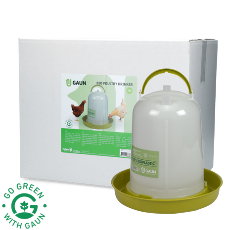 Gaun Pluimvee Drinktoren Bio Limoengroen 10 l