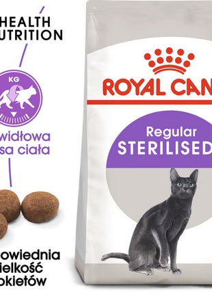 Royal Canin Sterilised karma sucha dla kotów dorosłych, sterylizowanych 2kg