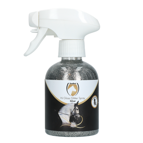 Excellent Horse Hi Gloss Glitter Spray Silver 250 ml