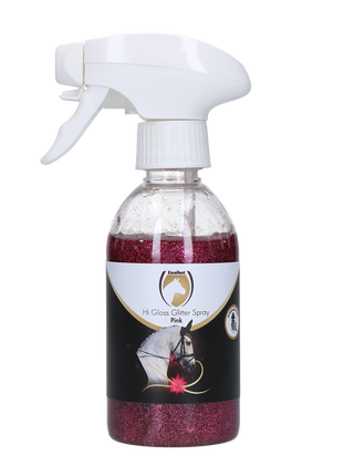 Excellent Horse Hi Gloss Glitter Spray Pink 250 ml