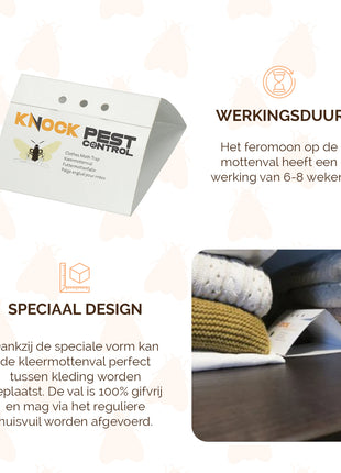 Knock Pest Kleermottenval Delta