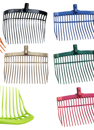 Mestvork zonder steel Blauw