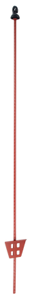 Instappaal 105 cm ovaal veerstalen+krul