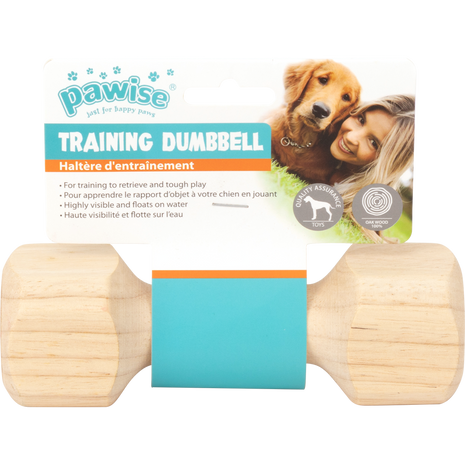 Pawise Wooden retrieving dumbbell S