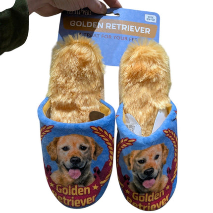 Unbranded Slipper Golden Retriever Lila / Beige
