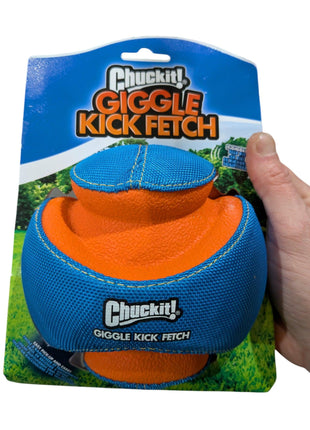 Chuckit Giggle Kick Fetch – einzigartiger Ball mit lustigem „Kicher“-Geräusch