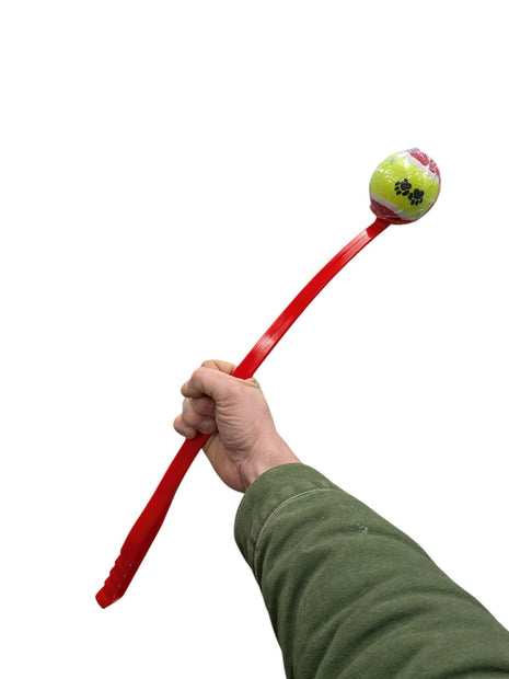 Tennisballwurfstab - 63 cm - verschiedene Farben -