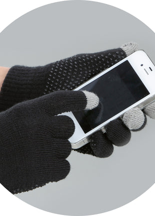 Rijhandschoen Magic Touch zwart 1size4all