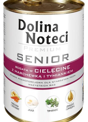 Dolina Noteci Premium Pies Senior Cielęcina puszka 400g