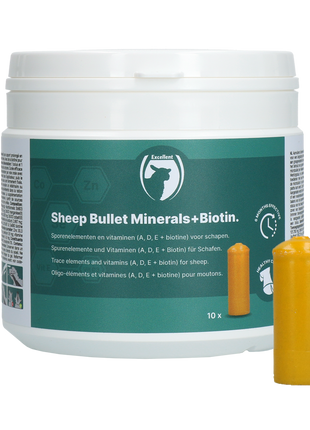 Excellent Sheep Bullet Minerals + Biotin 10 stuks