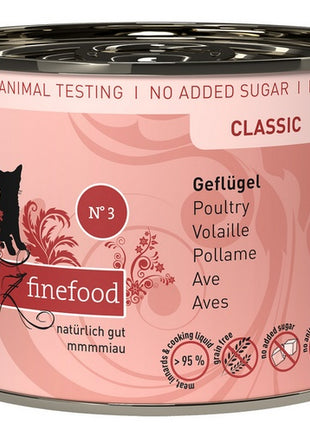 Catz Finefood Classic N.03 Drób puszka 200g
