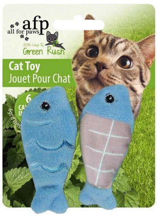 All for Paws Green Rush Fische 2 Stück