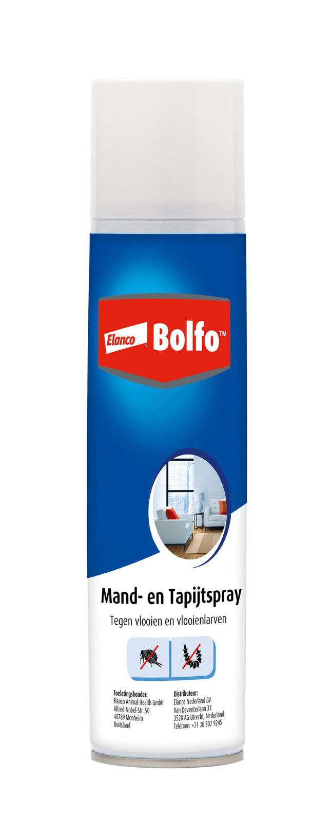 Bolfo Mand- und Teppichspray 400 ml – Effektiver Schutz gegen Flöhe und Larven im Haushalt