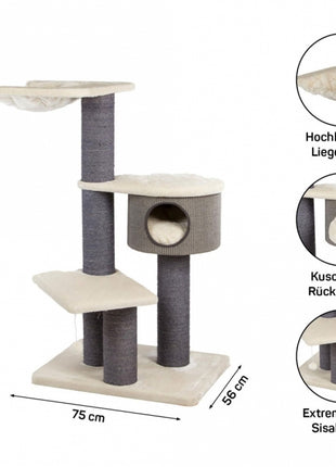 CanadianCat® Kratzbaum Coony 130 - beige