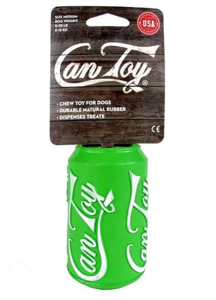 Can Toy Medium aus Naturkautschuk - made in USA - Grün