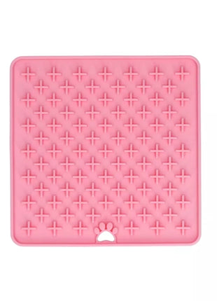 Lick Mat Cross - rosa