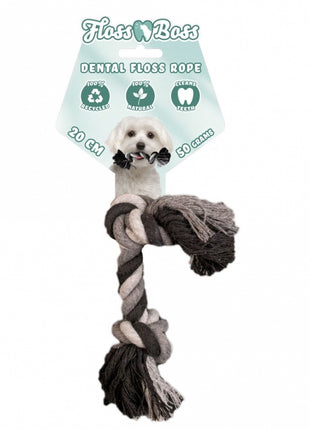Floss Boss Dental Rope Baumwollseil mit 2 Knoten