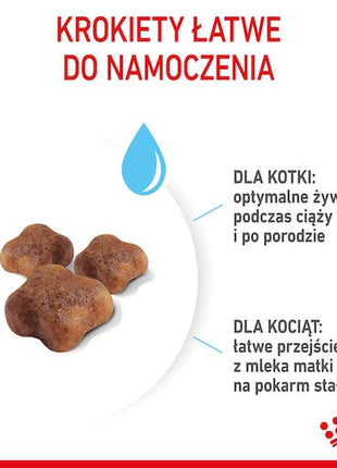 Royal Canin Mother&Babycat karma sucha dla kotek w okresie ciąży, laktacji i kociąt od 1 do 4 miesiąca 2kg