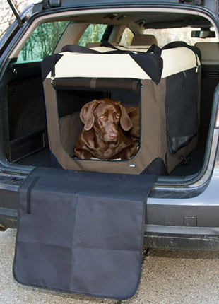 Pet-Star Transport-Hütte, braun/beige